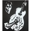 Image 3 : 2015 Signed Original Art Print, Guitar Player in Black and White