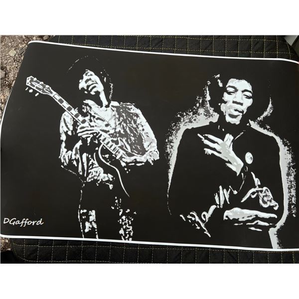 Black And White Stencil Art Poster By DGafford