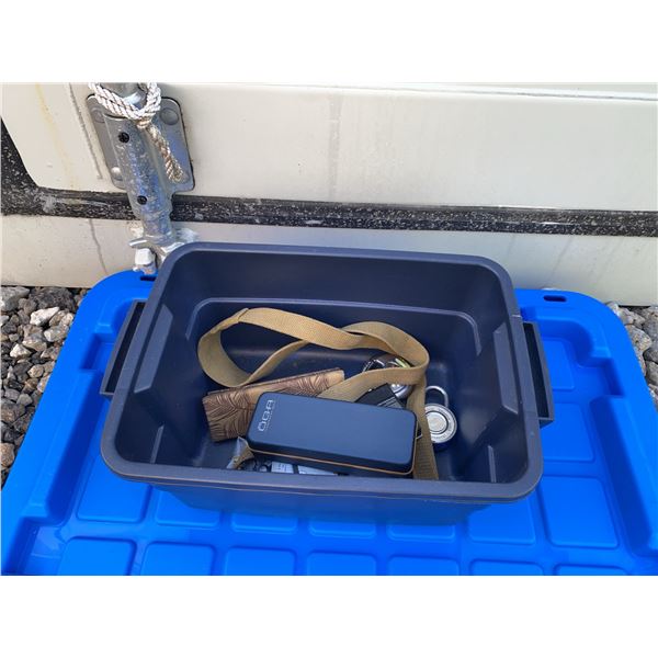 Lot: Padlocks, Magnifier, Bose Dock, Cases