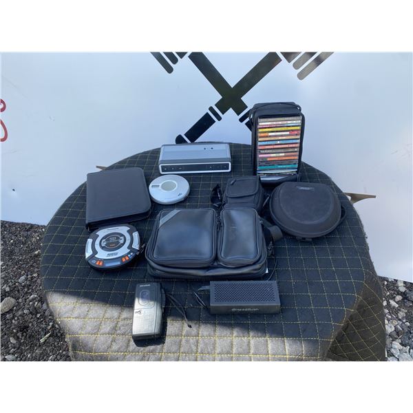 Electronics Lot With Bose, Sony, Panasonic, CD Albums