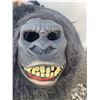 Image 1 : Adult Gorilla Costume with Mask, Gloves, and Floral Headpiece