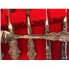 Image 4 : Moss Rose Silverplate Flatware Set With Wooden Case