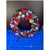 Image 3 : Holiday Décor Lot with Pre-Lit Tree, Wreaths, Crafts, and Ornaments