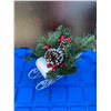 Image 5 : Holiday Décor Lot with Pre-Lit Tree, Wreaths, Crafts, and Ornaments