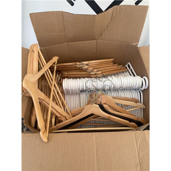 Wooden and Plastic Clothes Hangers