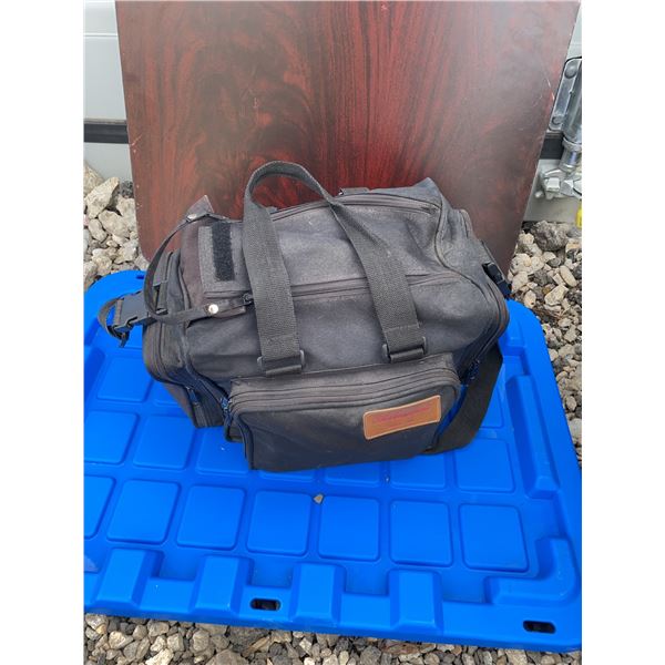 Fishing Tackle Bag With Accessories and Bait Bucket