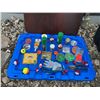 Image 5 : Fishing Tackle Bag With Accessories and Bait Bucket