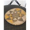 Image 3 : 3: LUprints Birchwood Tray, Woven Basket Plate, Bob Dylan Nobel Lecture Book