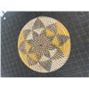 Image 4 : 3: LUprints Birchwood Tray, Woven Basket Plate, Bob Dylan Nobel Lecture Book