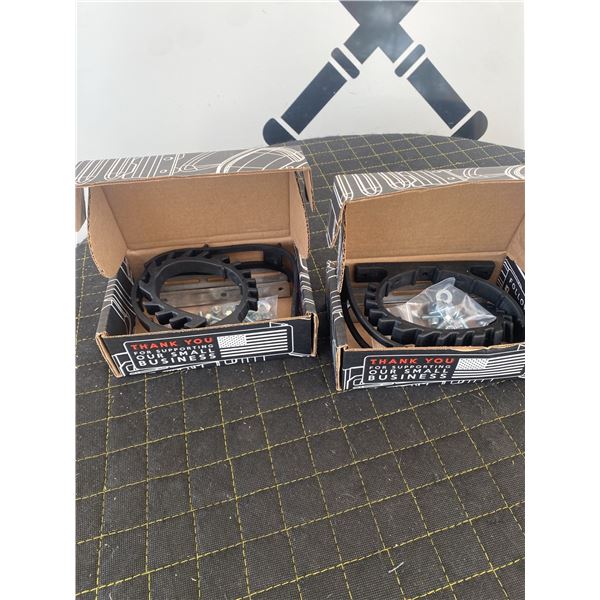 2 Plastic Wall-Mount Hose Guides with Hardware