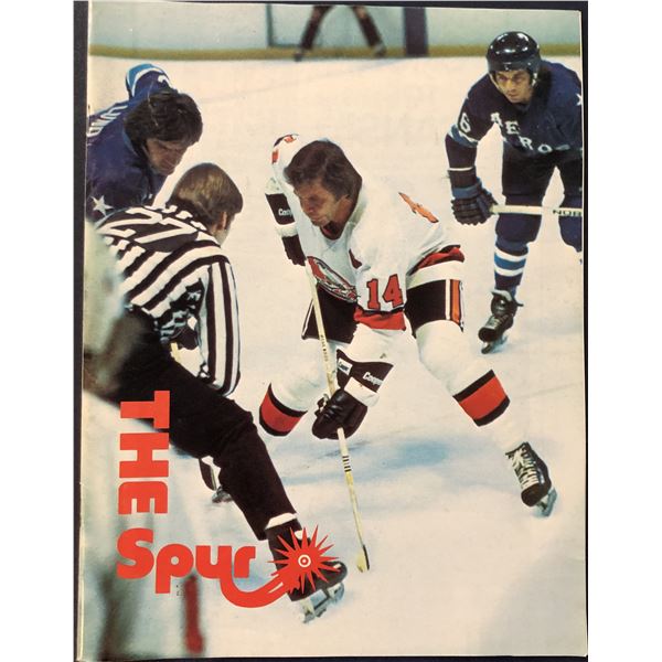 1975-76 WHA GAME PROGRAM - DENVER SPURS vs CINCINNATI STINGERS