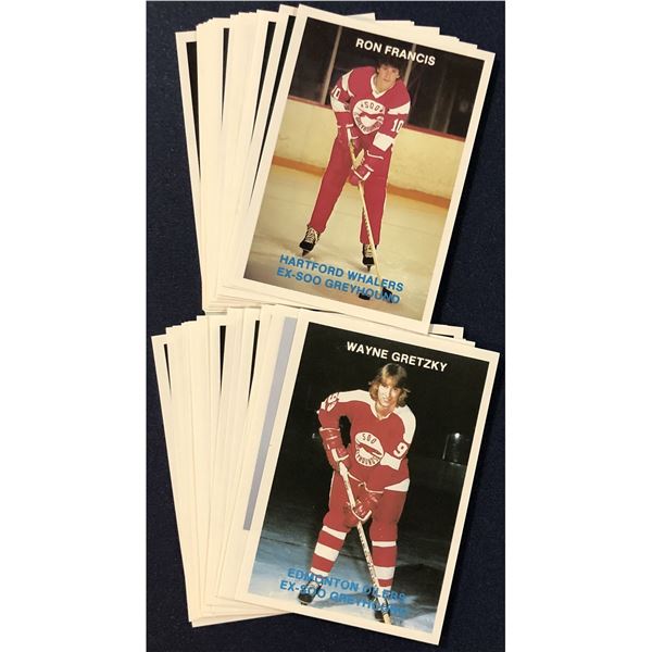 1987-88 SOO GREYHOUNDS (OHL) POLICE SET - WAYNE GRETZKY