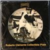 Image 1 : PITTSBURGH PIRATES ROBERTO CLEMENTE PORCELAIN PLATE - ORIGINAL SEALED BOX