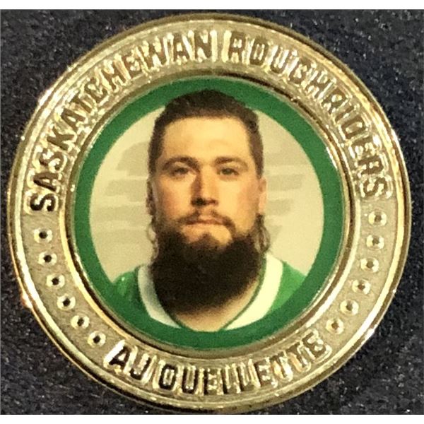 2026 SASKATCHEWAN ROUGHRIDERS GREY CUP MEDALLION - A.J. OUELLETTE