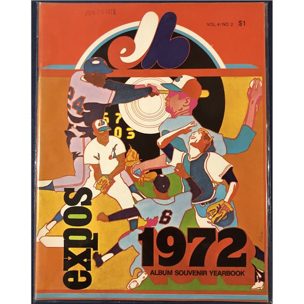 1972 MLB MONTREAL EXPOS ALBUM / YEARBOOK