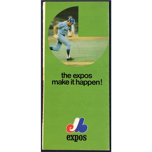 1972 MLB MONTREAL EXPOS TICKET GUIDE