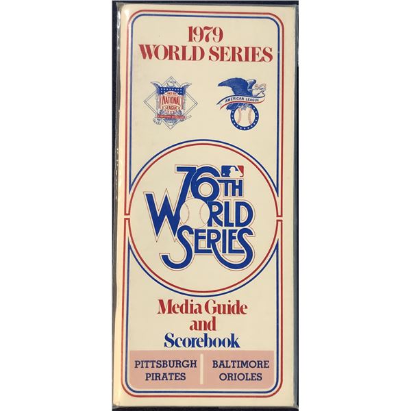 1979 MLB WORLD SERIES MEDIA GUIDE