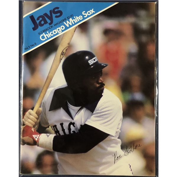 1981 MLB GAME PROGRAM - CHISOX @ TORONTO