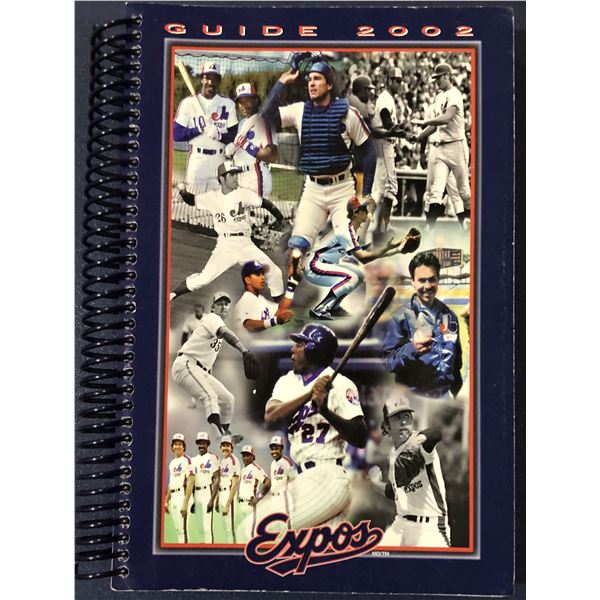 2002 MLB MEDIA GUIDE - MONTREAL EXPOS