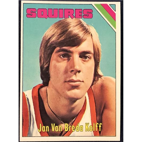 1975-76 TOPPS NBA JAN VAN BREDA KOLFF ROOKIE CARD