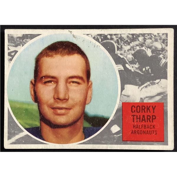 1960 TOPPS CFL CORKY THARP (HOF)