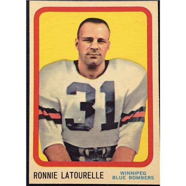 1963 O-PEE-CHEE CFL RONNIE LATOURELLE
