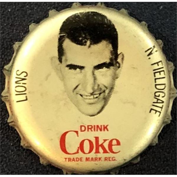 1965 COCA COLA CFL BOTTLE CAPS - NORM FIELDGATE (HOF)