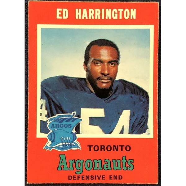 1971 O-PEE-CHEE CFL ED HARRINGTON (HOF)