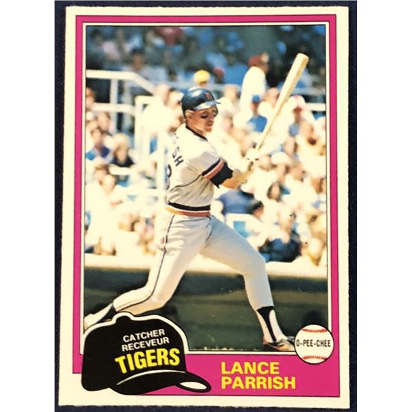 1981 O-PEE-CHEE MLB LANCE PARRISH