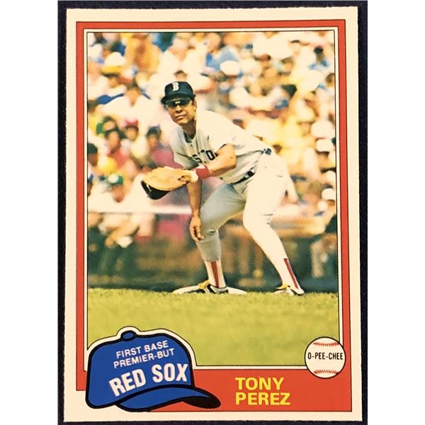 1981 O-PEE-CHEE MLB TONY PEREZ (HOF)