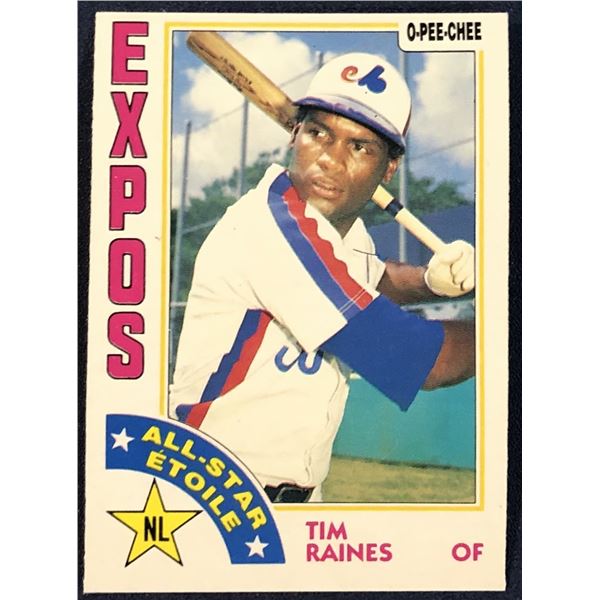 1984 O-PEE-CHEE TIM RAINES (HOF)
