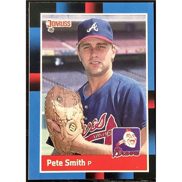 1988 DONRUSS PETE SMITH ROOKIE CARD
