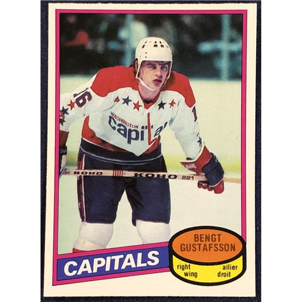 1980-81 O-PEE-CHEE HOCKEY BENGT GUSTAFSSON ROOKIE CARD
