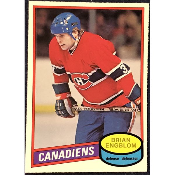 1980-81 O-PEE-CHEE HOCKEY BRIAN ENGBLOM