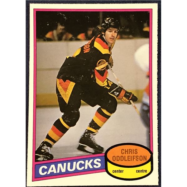 1980-81 O-PEE-CHEE HOCKEY CHRIS ODDLEIFSON