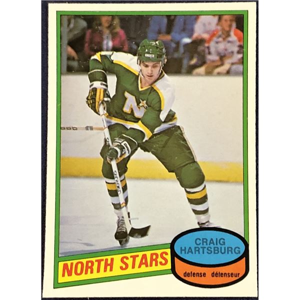 1980-81 O-PEE-CHEE HOCKEY CRAIG HARTSBURG ROOKIE CARD