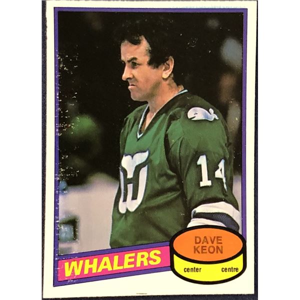1980-81 O-PEE-CHEE HOCKEY DAVE KEON (HOF)