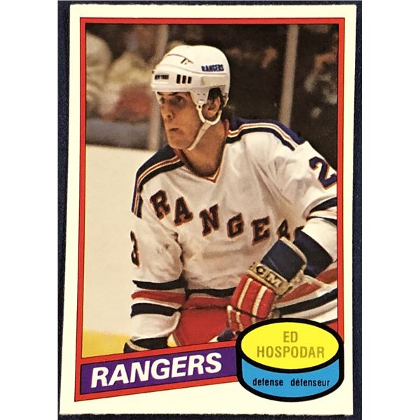1980-81 O-PEE-CHEE HOCKEY ED HOSPODAR ROOKIE CARD