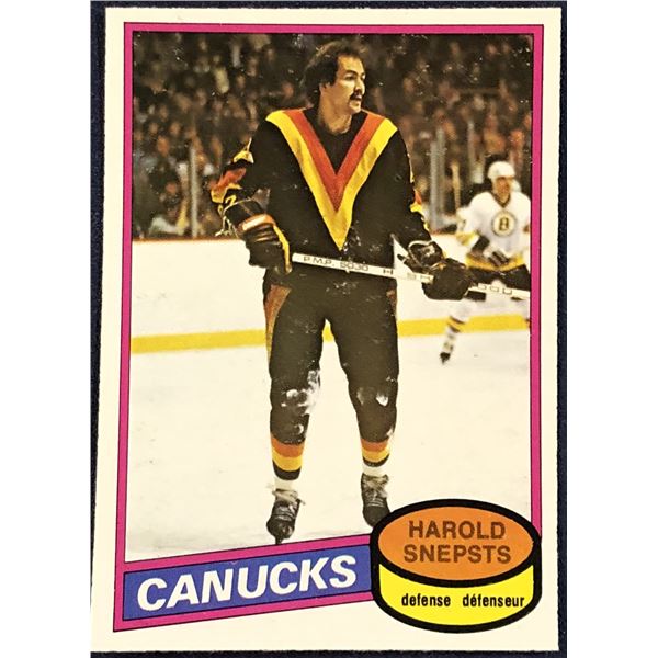 1980-81 O-PEE-CHEE HOCKEY HAROLD SNEPSTS