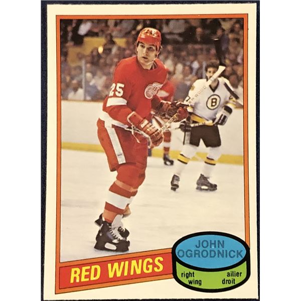 1980-81 O-PEE-CHEE HOCKEY JOHN OGRODNICK ROOKIE CARD