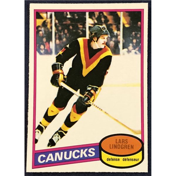 1980-81 O-PEE-CHEE HOCKEY LARS LINDGREN