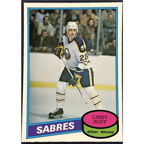 1980-81 O-PEE-CHEE HOCKEY LINDY RUFF ROOKIE CARD