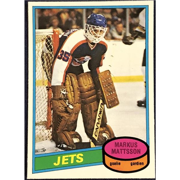 1980-81 O-PEE-CHEE HOCKEY MARKUS MATTSSON