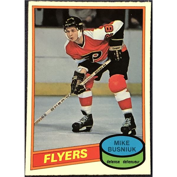 1980-81 O-PEE-CHEE HOCKEY MIKE BUSNIUK ROOKIE CARD