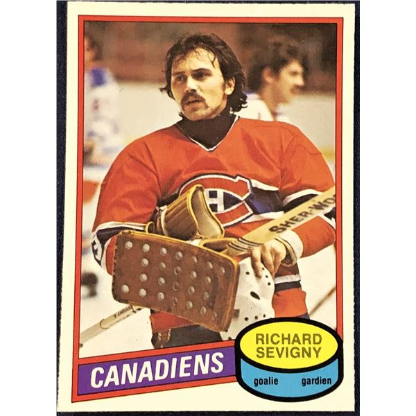 1980-81 O-PEE-CHEE HOCKEY RICHARD SEVIGNY ROOKIE CARD