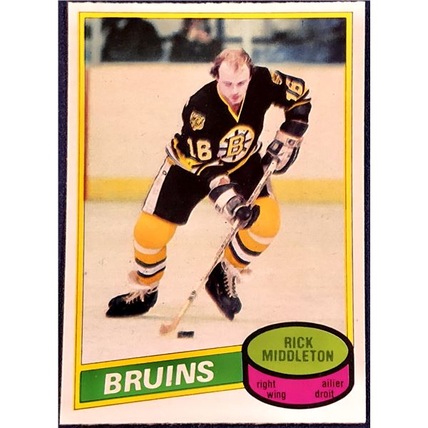 1980-81 O-PEE-CHEE HOCKEY RICK MIDDLETON (HOF)