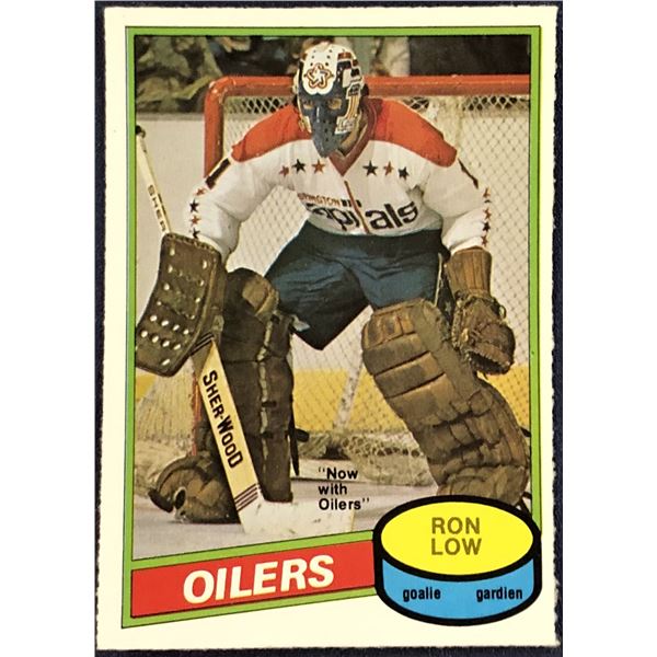1980-81 O-PEE-CHEE HOCKEY RON LOW