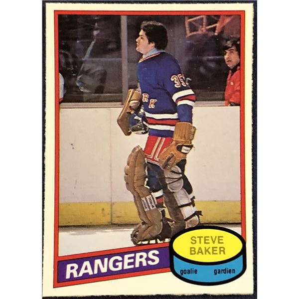 1980-81 O-PEE-CHEE HOCKEY STEVE BAKER ROOKIE CARD