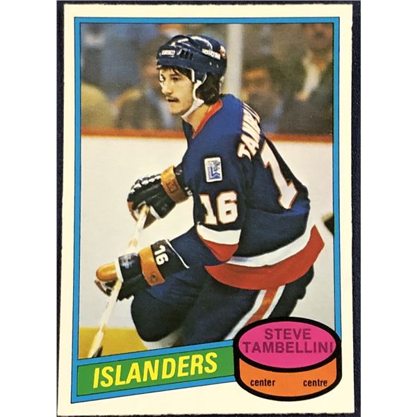 1980-81 O-PEE-CHEE HOCKEY STEVE TAMBELLINI ROOKIE CARD