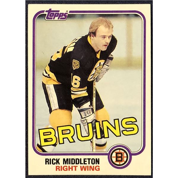 1981-82 TOPPS NHL RICK MIDDLETON (HOF)